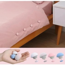 Resim Jetfast 4 Adet Beyaz Çarşaf Tokaları Kaymaz Yorgan Nevresim Tutucu Sabitleyici 