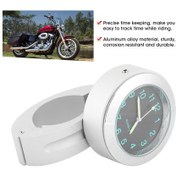 Resim Reedark Motorcycle Saati - Alüminyum Alaşımlı, Su Geçirmez, 22/25mm Direk Uyumlu, Cr2025 Pil, Zaman Takibi, Dayanıklı 