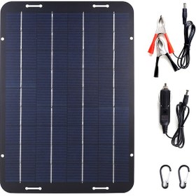 Resim Gajeena 10w Esnek Güneş Paneli - Araç Aküsü Şarj Ve Bakım Cihazı Usb Çıkışlı 