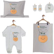 Resim Pia Baby Gl 1932 -02 Isme Özel Beşli Tulum Set 
