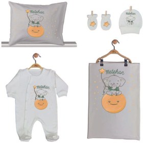 Resim Pia Baby Gl 1932 -02 Isme Özel Beşli Tulum Set 