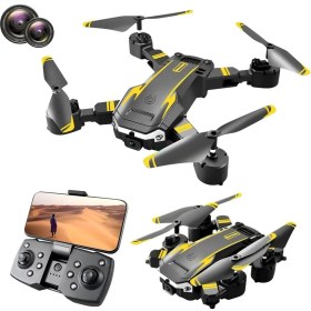 Resim Çift Kamera ve Bataryalı Drone Uzaktan Kumandalı App Destekli Quadcopter Tek Tuş Ile Iniş Kalkış 