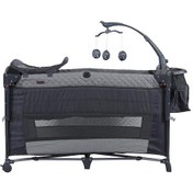 Resim Prego 8040 Miami Premium Oyun Parkı 70x120 Cm Gri-10296 