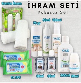 Resim Bambu İhram Ve Kokusuz Hac Umre Seti İhram Ve Kişisel Bakım Ürünleri Hazır Set Beyaz 