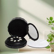 Resim Yuvarlak Porselen Veneer Temizleme Kutusu - Dayanıklı PP Plastik, Elektrik Gerektirmez, Diş Protezi ve Veneer Depolama için Kolay Açılır Kapanır Kapak, Çizik ve Hasara Karşı Korur, Ev ve Profesyonel Kullanım için İdeal, Diş Protezi Depolama Kutusu, Şık Tasarım, Güvenli Kapatma 