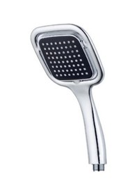 Resim Plastik Krom Kaplamalı Aynalı Kare Duş Başlığı Krom 