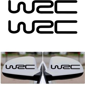 Resim Hobi Butik 2 Adet Wrc Fıa Rally Dikiz Ayna Sticker 15x3 cm 