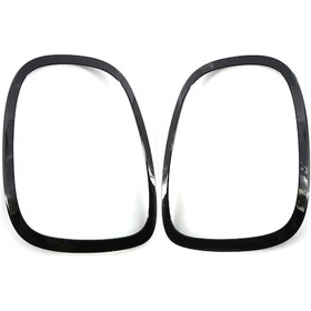 Resim Neevoyu Bmw Mini F55/f56/f57 14-21 Arka Lambalı Kaplama, Siyah Renkli Abs Malzeme, 2 Adet Set 