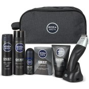 Resim Şık ve Kullanışlı Erkek Bakım Seti, Çantalı, Tıraş Makinesi ile Tamamlanan Paket 