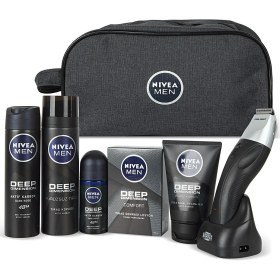Resim Şık ve Kullanışlı Erkek Bakım Seti, Çantalı, Tıraş Makinesi ile Tamamlanan Paket 