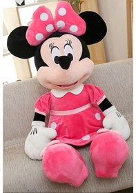 Resim Pembe Minnie Mouse 40 Cm Peluş Oyuncak 