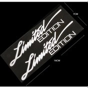 Resim Gümüş Fırça-l-22.5cm X 9.8cm-lımıted Edıtıon 1 Çift Motosiklet Yansıtıcı Etiket ları Bmw Lada Toyota Chevrolet Hyunda 