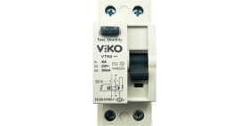 Resim Viko 2X40 Amper Kaçak Akım Rölesi 300MA 