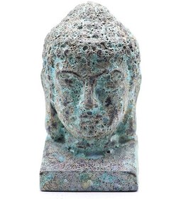 Resim Buddha Heykel Büst Turkuaz Küçük Boy 