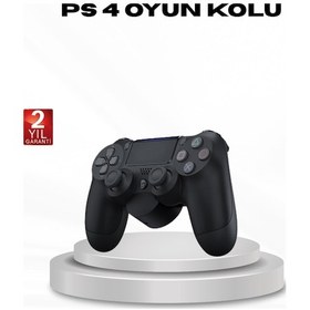 Resim Ps4 Kablosuz Oyun Kolu V2 Bluetooth Bağlantılı, Titreşimli, Pc Ve Mobil Uyumlu 