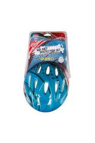 Resim Sunman Turkuaz Kask Dizlik Dirseklik 