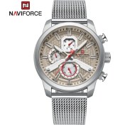 Resim Hanyang Sgy Navıforce Erkek Takvim Saatler Erkekler Için Rahat Spor Izle Kuvars Kol Saati Paslanmaz Çelik Kayış Izle Relogio Masculino 2022 (Yurt Dışından) 