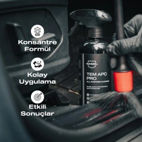 Resim Nasiol Tem Apc Pro Araç içi Çok Amaçlı Konsantre Temizleyici-500gr-Koltuk,Döşeme,Plastik Temizleyici 