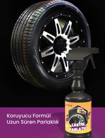 Resim BYENS Lastik Parlatıcı Oto Tampon Parlatma En İyi Araba Araç Teker Koruyucu 500 ml 