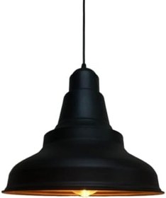 Resim Retro Siyah İçi Altın Metal Sarkıt Üç Renk Rustik (429105128) 1182 