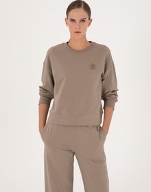 Resim Pierre Cardin Kadın Vizon Sweatshirt 50314963-vr052 Vizon 