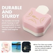 Resim Kart Yapımı, Scrapbooking ve İş Kartları için 3'ü 1 Arada Köşe Delgeç Aleti - 4mm 7mm 10mm Yuvarlak Köşe Kesici - Kağıt, Karton ve Laminat için Dayanıklı Plastik El Aleti 