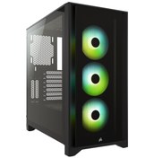 Resim Corsair CC-9011204-WW 4000X Icue RGB Bilgisayar Kasası 