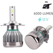 Resim Led Far Ampulü H4-3500LMX2-30W-12V Buz Mavisi / LAAM707 Led Far Ampulü H4-3500LMX2-30W-12V Buz Mavisi / LAAM707