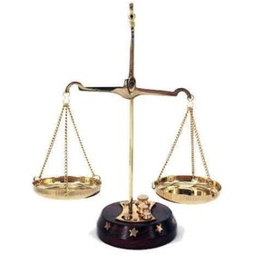 Resim Genel Markalar Terazi Ahşap 20gr Dekoratif Ahşap Ve Pirinçten Hediyelik 