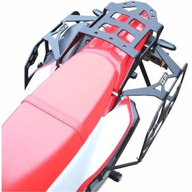 Resim GP Kompozit Honda CRF250L 2023-2024 Uyumlu Yan Çanta Demiri Siyah 