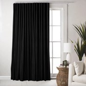 Resim Nuvomon Omega Fon Perde V45 - Siyah - 140x270 cm 