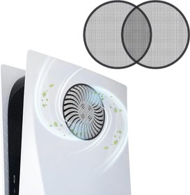 Resim Qoosea Fan Dust Filter for PS5 Breathable & Easy to Use Dust-proof Net PS5 Accessories Cooling Fan Dust Mesh (2- pack) 