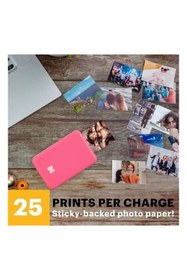 Resim Kodak Step Anında Renkli Fotoğraf Yazıcısı Pembe Printer 
