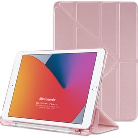 Resim Microsonic Apple Ipad 10.2'' 9. Nesil (a2602-a2604-a2603-a2605) Origami Pencil Rose Gold 