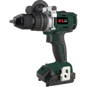 Resim KL Pro Darbeli KLDM18B-20 18VOLT/2.0AH Li-Ion Çift Akülü Kömürsüz Profesyonel Darbeli Matkap 2 3 Yıl 18 Vo 
