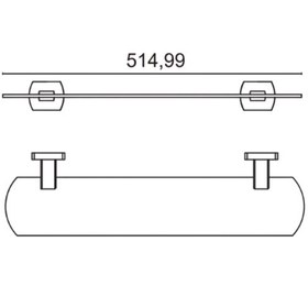 Resim Çelik Banyo Paslanmaz Pirinç Milano Etejer Gri 