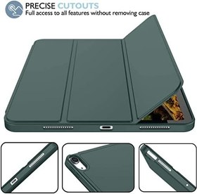 Resim UnDePlus iPad 11.Nesil A16 11inç/10.Nesil 10.9inç ile uyumlu Kılıf Kalem Bölmeli Smart Case 