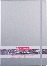 Resim Talens Sketchbook Sert Kapak Eskiz Çizim Defteri 21x29 Cm. Gümüş 