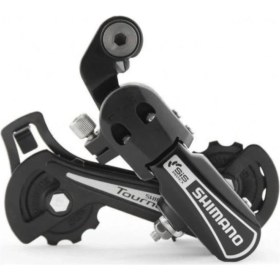 Resim SHIMANO Ty-21 Siyah Kulaksız Arka Aktarıcı 6-7 Vites Sistemi İçin Hızlı Değişim 