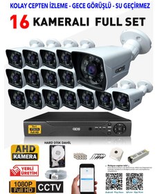 Resim Ids - 16 Kameralı 1080P Fullhd 5Mp Sony Lensli Kamera Seti - 2021 