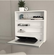 Resim Dekorister Violin Laptop Çalışma Masası Beyaz 