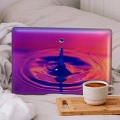 Resim Neon Işıkta Su Damlası Notebook Sticker, Laptop sticker,, Hp Sticker, Asus Sticker, 15.6 inç Sticker 