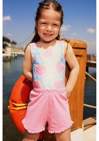 Resim Defacto Kız Bebek Kalp Desenli Mayo C0788a525smer105 