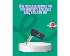 Resim Marsilyan Taşınabilir Bluetooth Aux Araç Müzik Ve Konuşma Kiti 