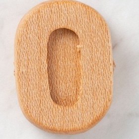 Resim Hobi Baby Organik Ahşap Harf - O 