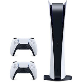 Resim Sony Playstation 5 Dijital Versiyon Oyun Konsolu + 2. Dualsense Kol (İthalatçı Garantili) 