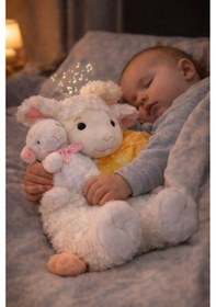 Resim Masalcı Kuzu Masal Anlatan Uyku Arkadaşı Oyuncak Anne Şefkatinde 14 Masal +0 Yaş Nasyonel Beyaz 