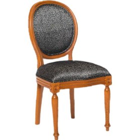 Resim Bengimobilya Sandalye Madalyon Model Kayın Ince Torna Retro Ayak Parlak Ceviz (396763528) 