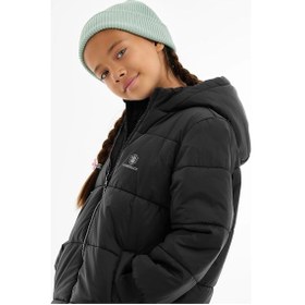 Resim Lumberjack Sonne Dokuma Uzun Çocuk Mont Siyah 667800001317 01 Siyah Siyah 