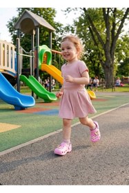 Resim BIRKESEN Sandalet ev okul kreş banyo plaj deniz havuz günlük bebek kız çocuk terlik 